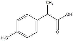 2-(对甲苯)丙酸结构式