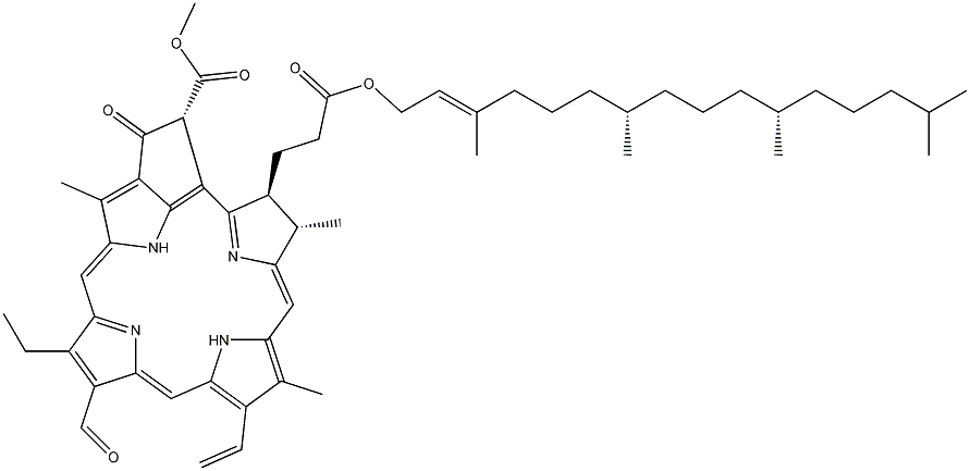 Pheophytin b结构式