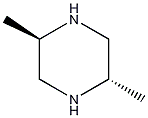 反-2,5-二甲基哌嗪结构式