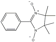 3-氧代-2-苯基-4,4,5,5-四甲基咪唑啉-1-氧结构式