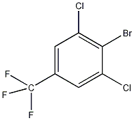 4-溴-3,5-二氯三氟甲苯结构式