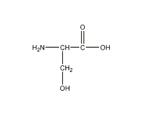 DL-丝氨酸结构式