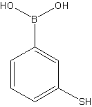 3-硫基苯基硼酸结构式