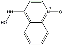 4-(羟基氨)喹啉氮氧化物结构式
