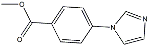 4-(1H-咪唑-1-基)苯甲酸甲酯结构式