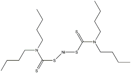 二丁基二硫代氨基甲酸镍结构式