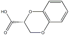 (R)-1,4-苯并二恶烷-2-羧酸结构式