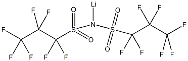(1,2,2,3,3,3,-六氟-1-硫代)二氨基锂结构式