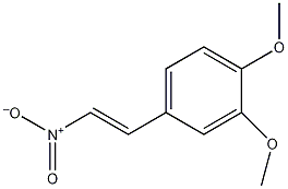 3,4-二甲氧基-β-硝基苯乙烯结构式