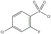 4-氯-2-氟苯磺酰基氯结构式