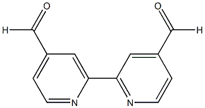 2,2'-联吡啶-4,4'-二甲醛结构式