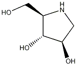 1,4-二脱氧-1,4-亚氨基-D-阿拉伯糖醇结构式
