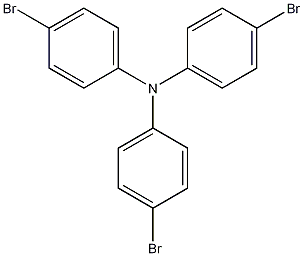 三(4-溴苯基)胺结构式