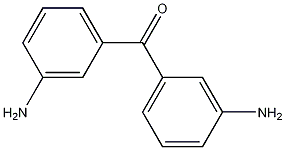 3,3'-二氨基苯甲酮结构式
