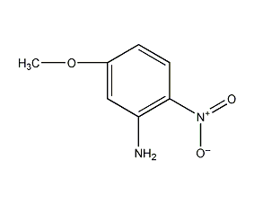 2-氨基-4-硝基苯甲醚结构式
