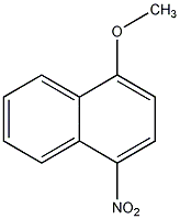 1-甲氧基-4-硝基萘结构式