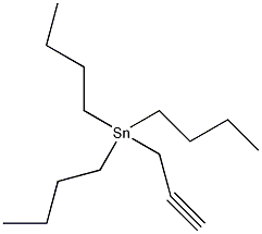 1-丙炔-三-正-丁基锡结构式