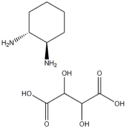 (1R,2R)-(+)-1,2-环己二胺 L-酒石酸盐结构式