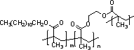 乙二醇二甲基丙烯酸酯与十二烷基甲基丙烯酸酯共聚物结构式