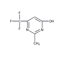 2-甲基-6-三氟甲基-4-羟基嘧啶结构式