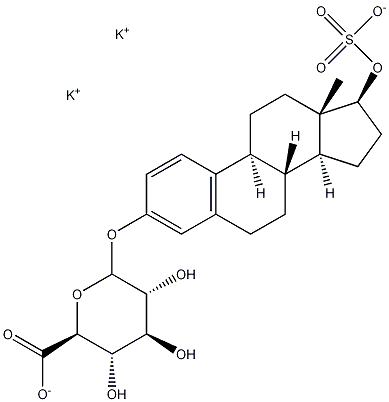β-Estradiol 3-(β-D-glucuronide) 17-sulfate dipotassium salt
