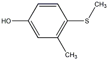 4-甲基硫代间甲酚结构式