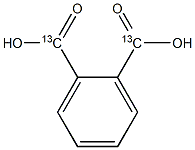 酞酸-2,2-13C2结构式
