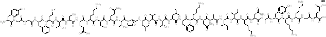 β-内啡肽结构式