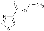 5-溴-1,2,3-噻二唑-4-羧酸乙酯结构式