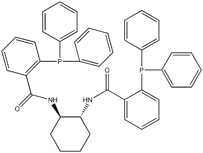 (1R,2R)-(+)-1,2-己二胺-N,N'-二苯基膦苯甲酰结构式