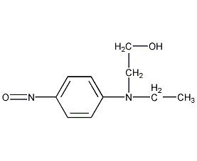 2-(N-乙基-p-亚硝基苯胺)乙醇结构式