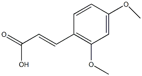 反-2,4-二甲氧基肉桂酸结构式