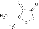 草酸钴(Ⅱ)二水合物结构式