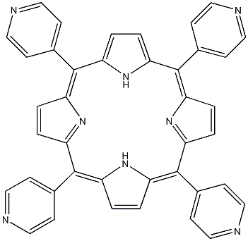 5,10,15,20-四(4-吡啶基)卟啉结构式
