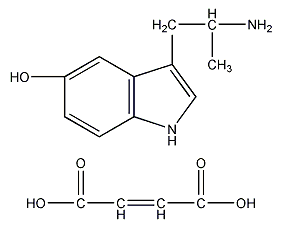 α-甲基-5-羟色胺马来酸盐结构式