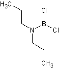 二氯(二丙基氨基)硼烷结构式