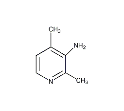 2,4-二甲基-3-氨基吡啶结构式