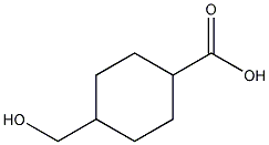 4-羟甲基-1-环己羧酸结构式