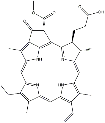 脱镁叶绿酸盐A结构式