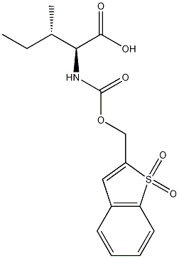 N-Bsmoc-L-异亮氨酸结构式