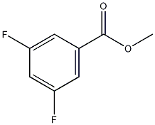 3,5-二氟苯甲酸甲酯结构式