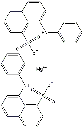 8-苯胺基-1-萘磺酸镁结构式