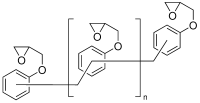 聚[(苯基缩水甘油基醚)-co-甲醛]结构式