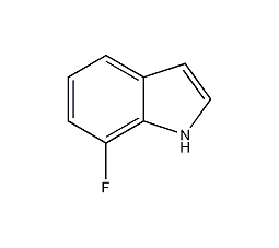 7-氟吲哚结构式