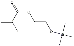 2-(三甲基硅氧基)乙基甲基丙烯酸盐结构式