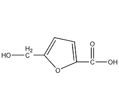 5-羟甲基-2-糠酸结构式