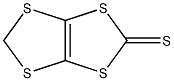 4,5-亚甲二硫基-1,3-二噻环戊二烯-2-硫酮结构式