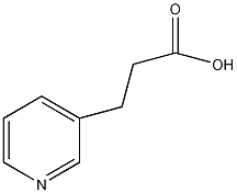 3-(3-吡啶基)丙酸结构式