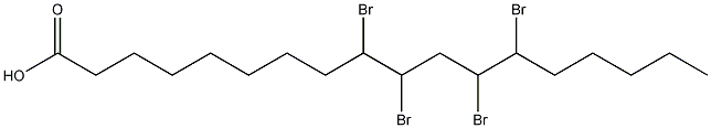 9,10,12,13-四溴硬脂酸结构式