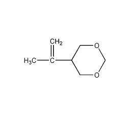 5-(1-甲基乙烯基)-1,3-二恶烷结构式
